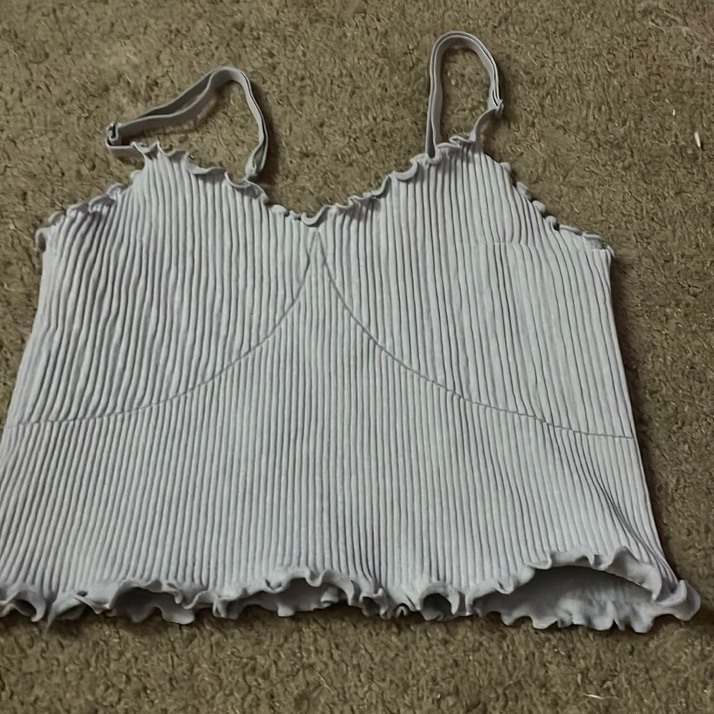 Gray aerie tank top